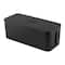 Simplify Black Cable Organizer Boxes, 2ct.
